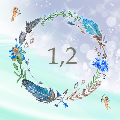エンジェルナンバー1と2の組み合わせ(12,21,121,1122,1212,2211)を解説します。